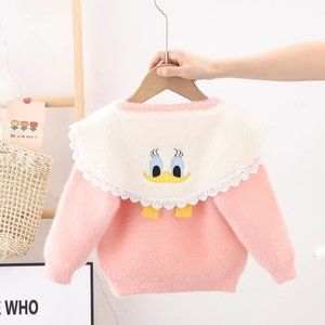 Soft Pink Toddler Girls Sweater